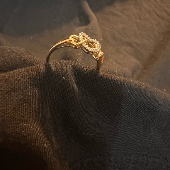 Zales Two-Tone Gold Heart Ring - Picture 3 of 5